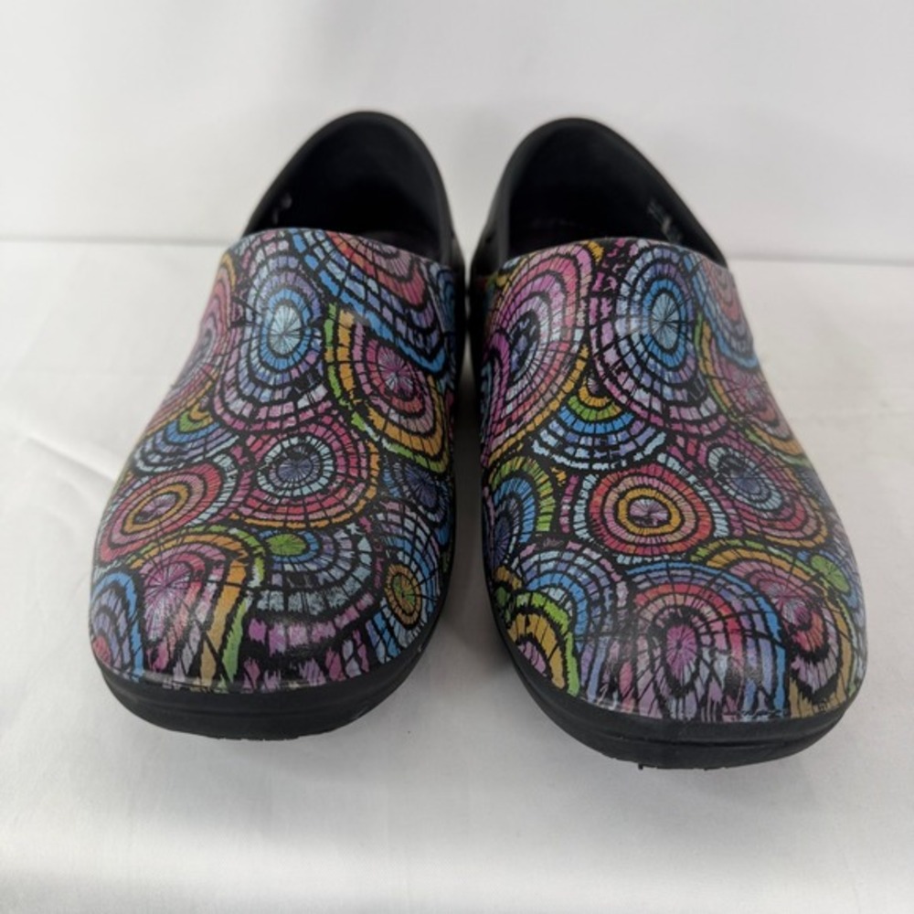 Crocs Neria Pro II Graphic Clog Womens 8 Black Multicolor Slip Resistant - Picture 8 of 11